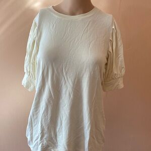Elegant Cream Women's Top